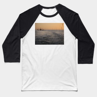 Fishing cutter at dusk Baseball T-Shirt